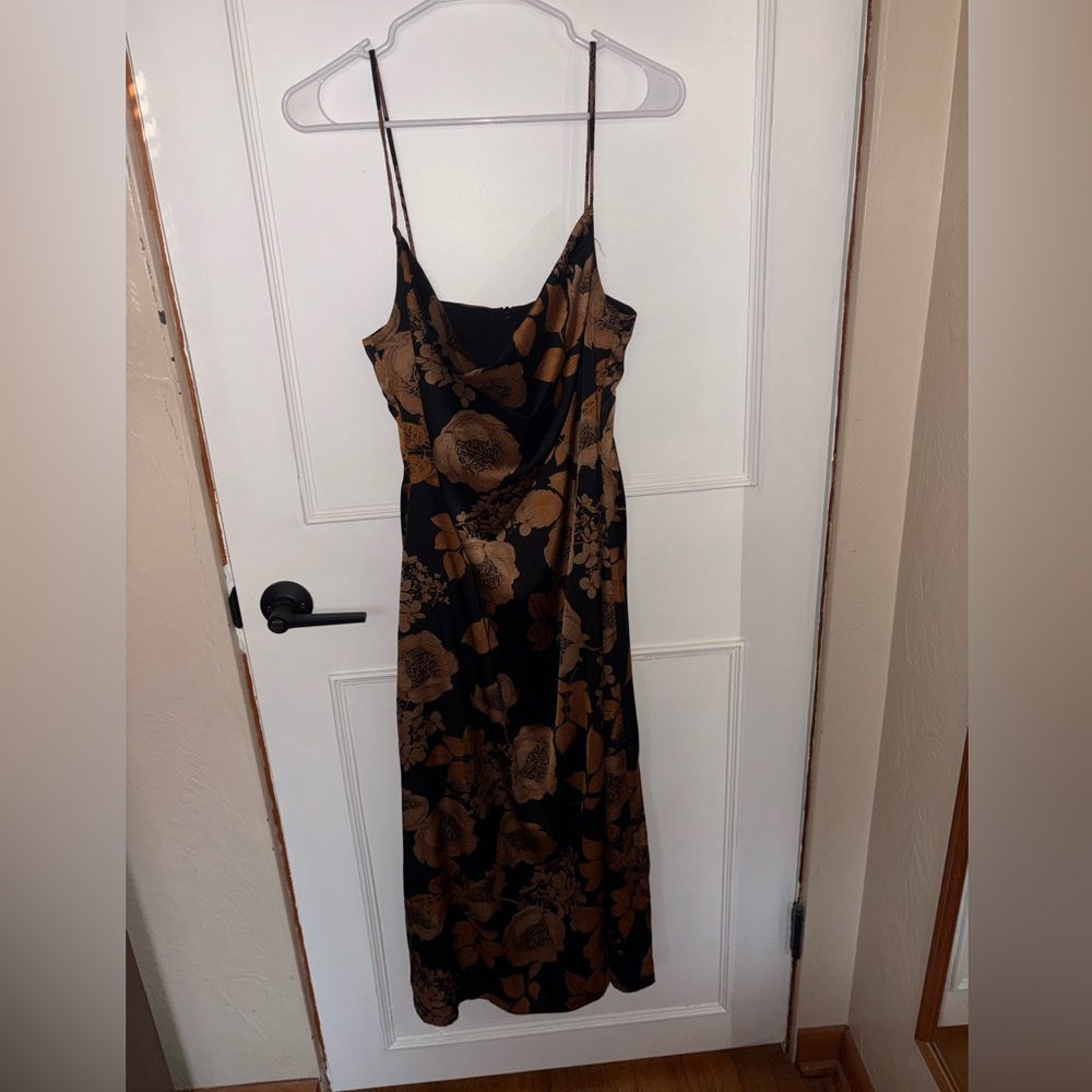 Lulus Midi Cow Neck Dress - Size Medium